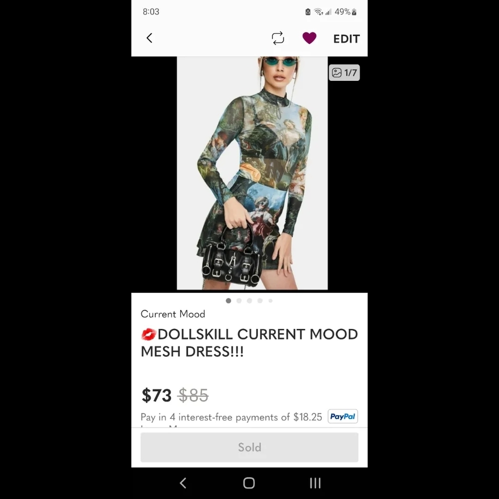 SOLD: NOT FOR SALE